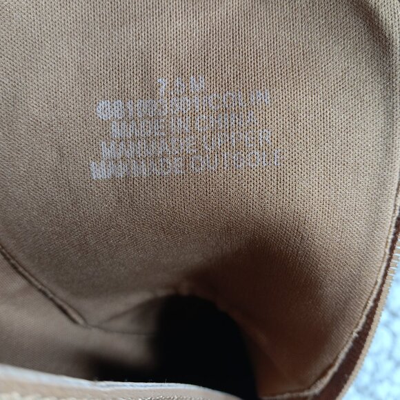 Mia Colin Lug Sole Faux Leather Combat Boots 7.5 - Picture 6 of 10